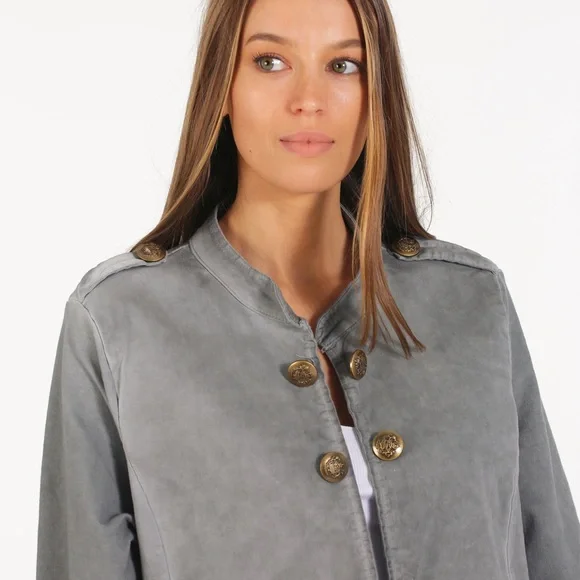 Nuny ROMA Olive Green Super Stretch Small Jacket Blazer  Coat - Picture 5 of 13